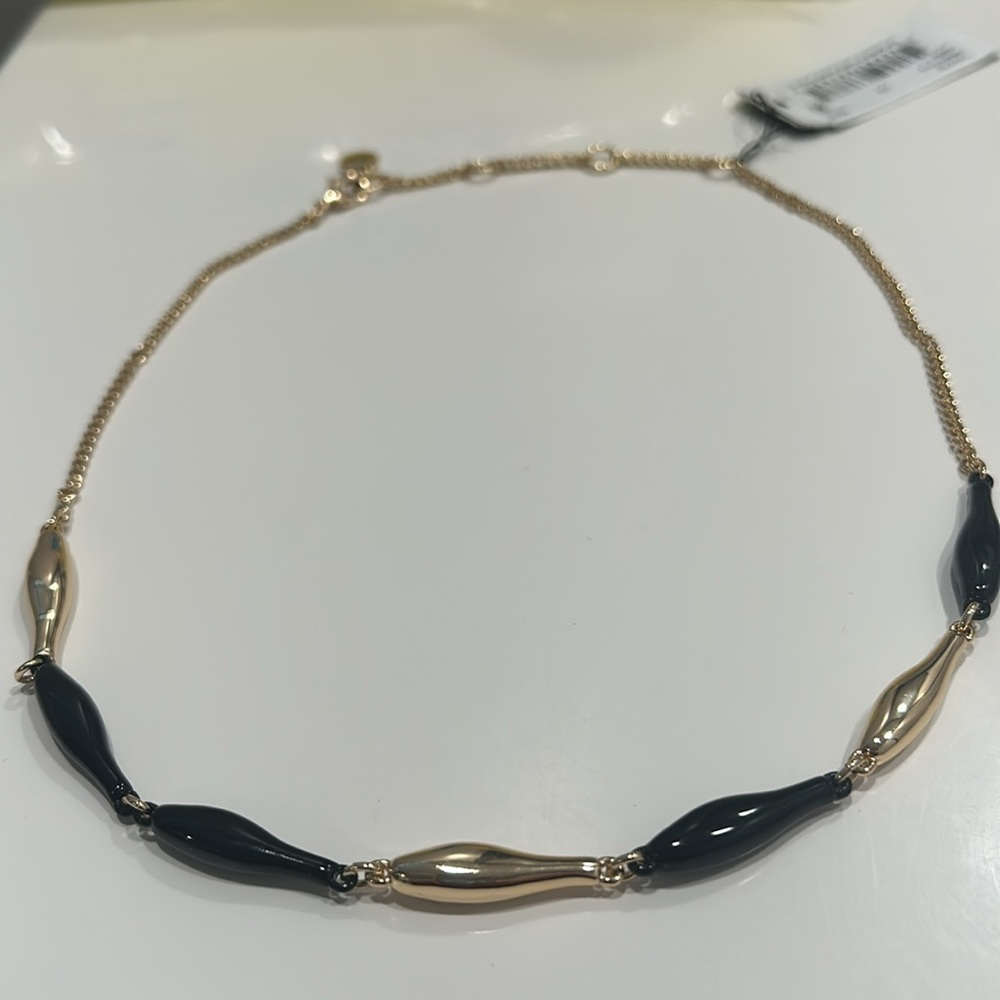 DKNY
Gold-Tone Black Pavé Statement Necklace, 16" + 3" extender